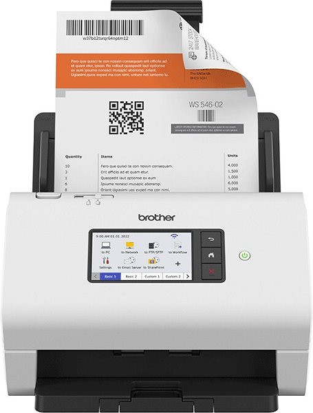 Brother ADS-4900W Dokumentenscanner, Vorführgerät (wie neu), <100 Scans