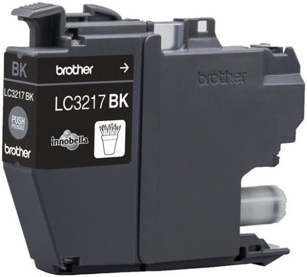 Original Tinte Brother LC-3217BK, ca. 550 S., schwarz