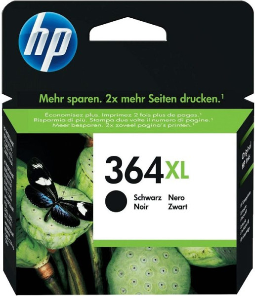 Original Tinte HP 364XL / CN684EE, ca. 550 S., schwarz