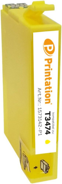 Printation Tinte ersetzt Epson 34XL / T3474, ca. 950 S., gelb