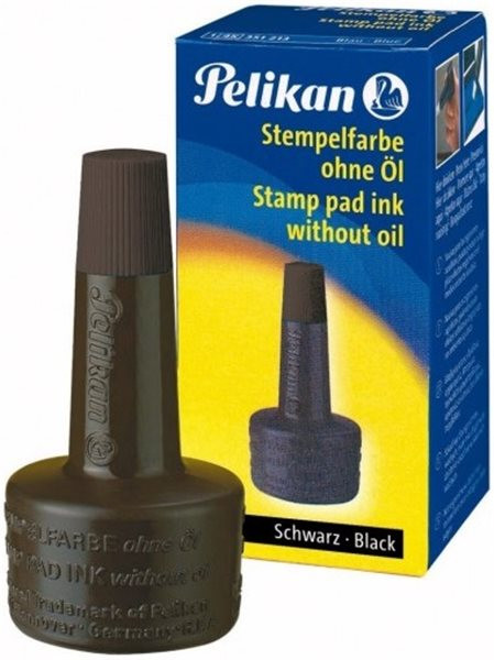 Stempelfarbe Pelikan 4K 28ml schwarz (ohne Öl) 