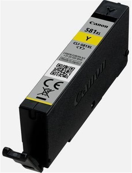 Original Tinte Canon CLI-581YXL, ca. 500 S., gelb