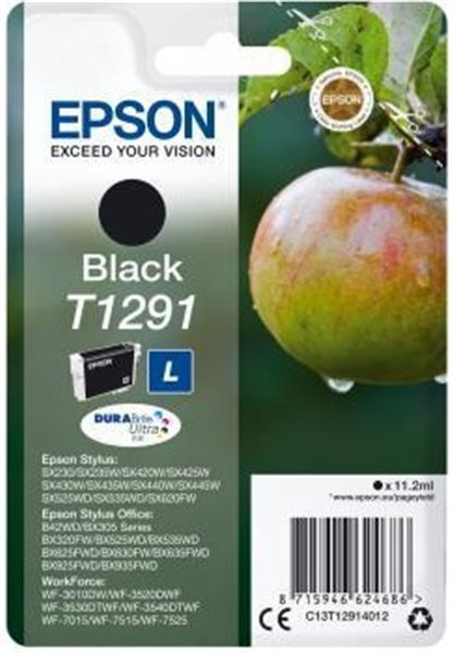 Original Tinte Epson T1291, ca. 405 S., schwarz