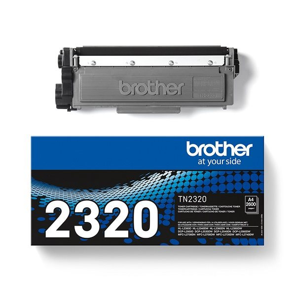 Original Toner Brother TN-2320, ca. 2.600 S., schwarz