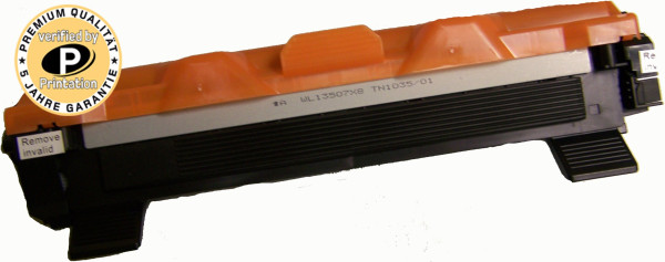 Printation Toner ersetzt Brother TN-1050, ca. 1.500 S., schwarz 