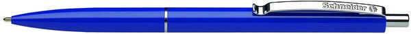Kugelschreiber Schneider K15 blau schreibend, Gehäuse blau Strichstärke 0,9mm (M