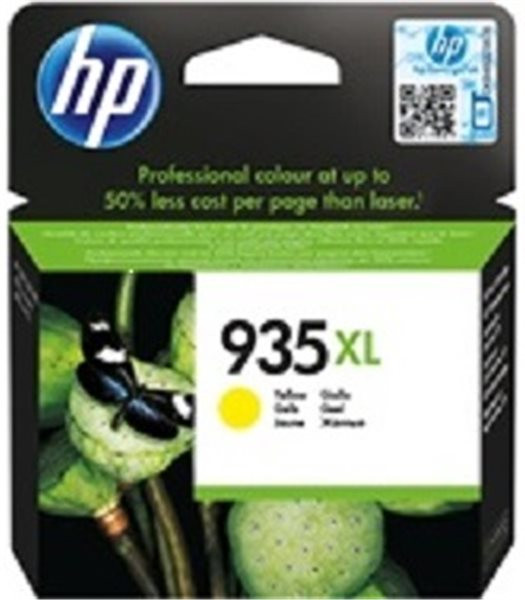 Original Tinte HP 935XL / C2P26AE, ca. 825 S., gelb 