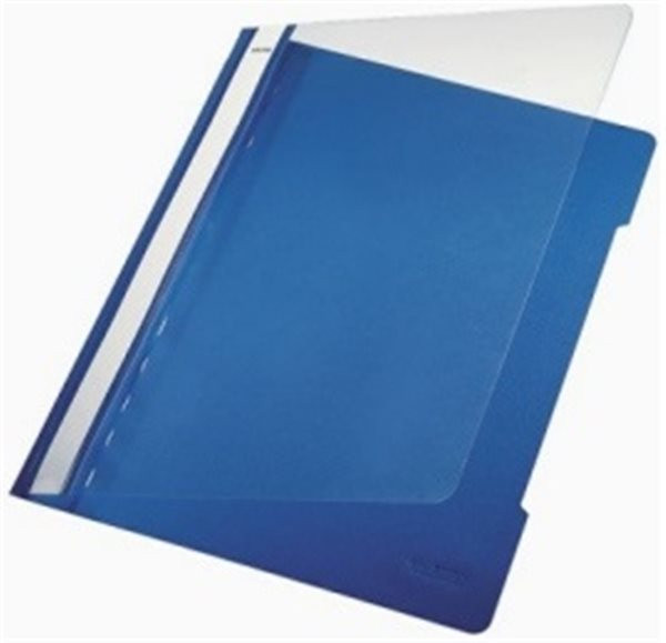 Schnellhefter A4 Plastik blau Leitz Oberteil klar (4191-00-35) 