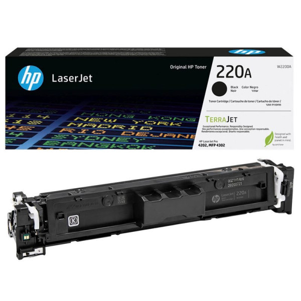 Original Toner HP 220A / W2200A, ca. 2.000 S., schwarz 