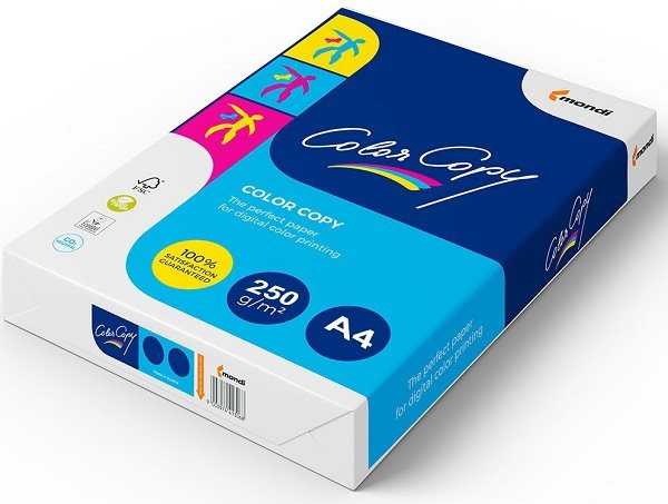 Papier A4 250g weiß Color Copy, beidseitig satiniert - für optimale Farbdrucke 