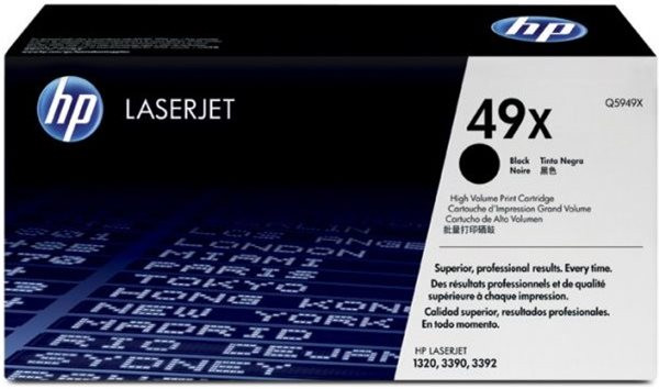 Original Toner HP 49X / Q5949X, ca. 6.000 S., schwarz