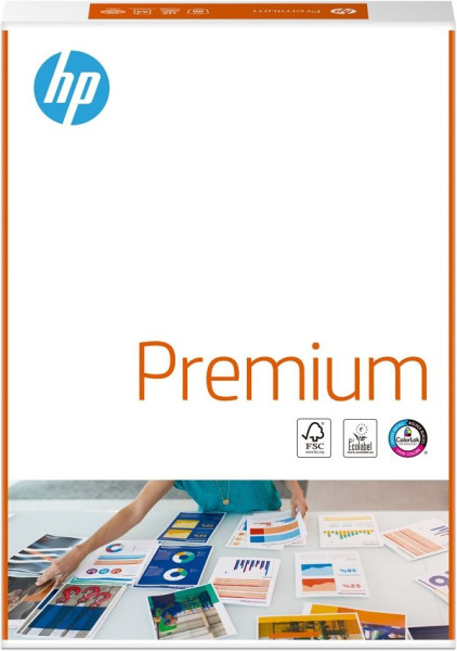 Papier A4 90g, HP Premium, weiß 
