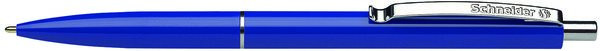 Kugelschreiber Schneider K15 blau schreibend, Gehäuse blau Strichstärke 0,9mm (M 