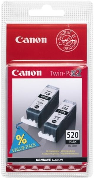 Original Tinte Canon PGI-520BK, schwarz, 2er-Pack 