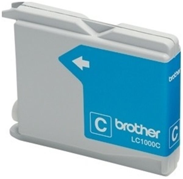 Original Tinte Brother LC-1000C, ca. 400 S., cyan 
