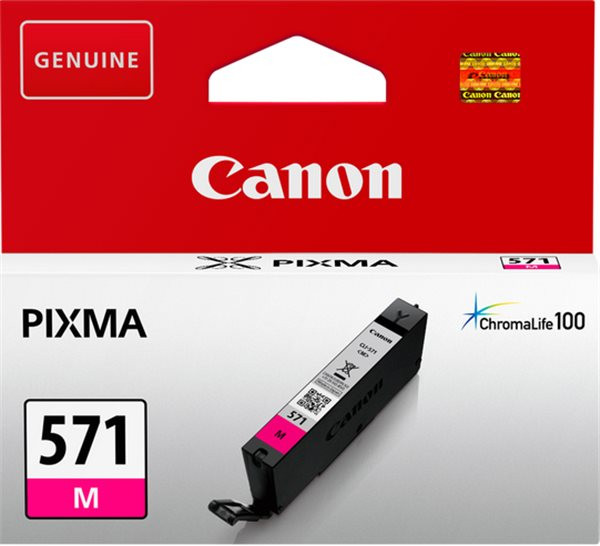 Original Tinte Canon CLI-571M, ca. 306 S., magenta