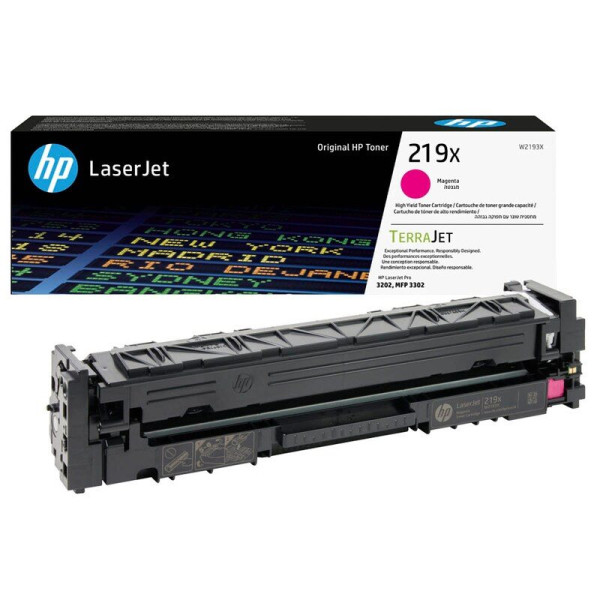 Original Toner HP 219X / W2193X, ca. 2.500 S., magenta 