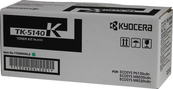 Original Toner Kyocera TK-5140K, ca. 7.000 S., schwarz